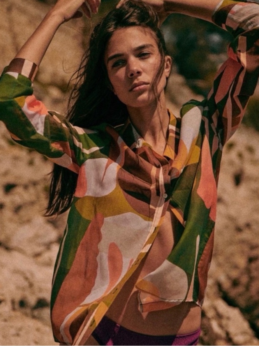 Sézane x Rafael Uriegas Pierro Shirt in Lugar FR44